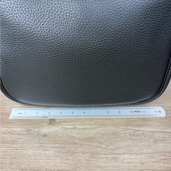 Coach Black Cary Shoulder Bag gunmetal NWT - Picture 12 of 15